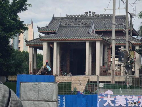 快看 河堤公园新建一座仿古建筑,用处居然是