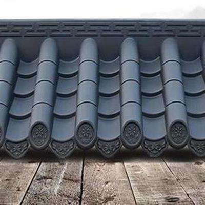 一体仿古瓦屋檐瓦 古建仿古一体瓦 价格出售