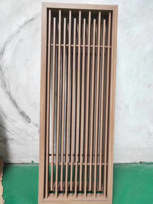 公厕装饰仿古铝格栅窗 金属铝格栅花窗
