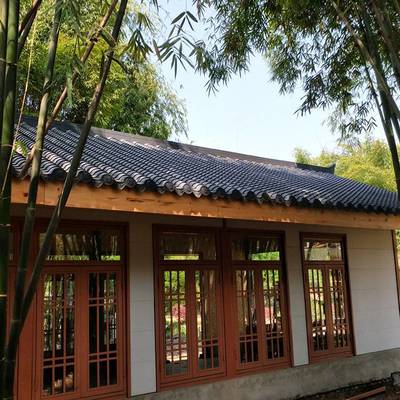 【湖南湘西度假村混凝层屋面用高分子复合材质仿古小青瓦