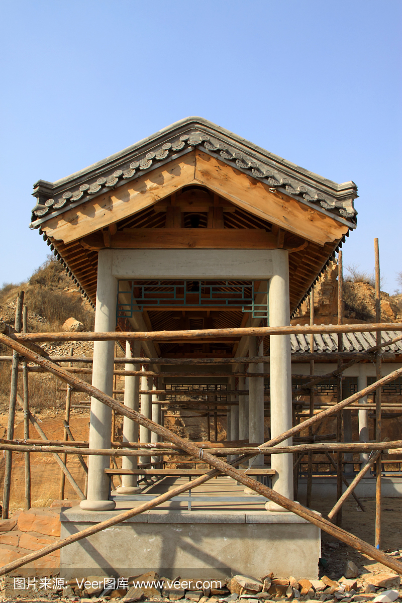 仿古建筑工地